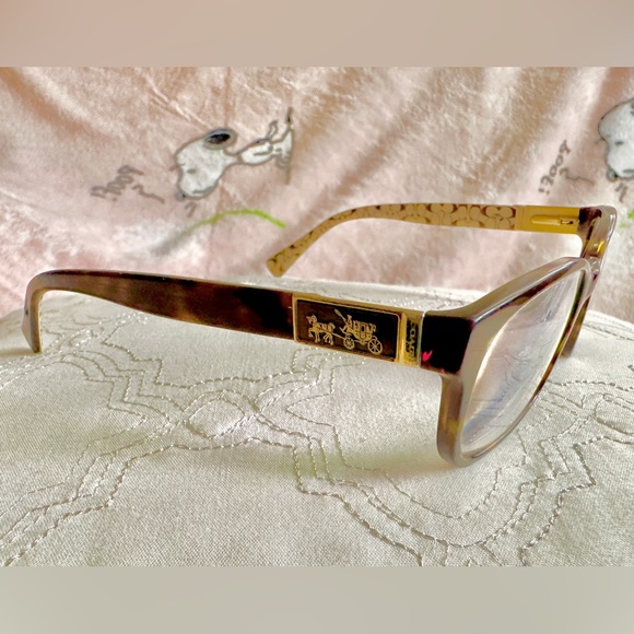 Coach HC6062 Darcy Dark Tortoise Sand Signature CC Brown FRAME ONLY - Picture 2 of 7